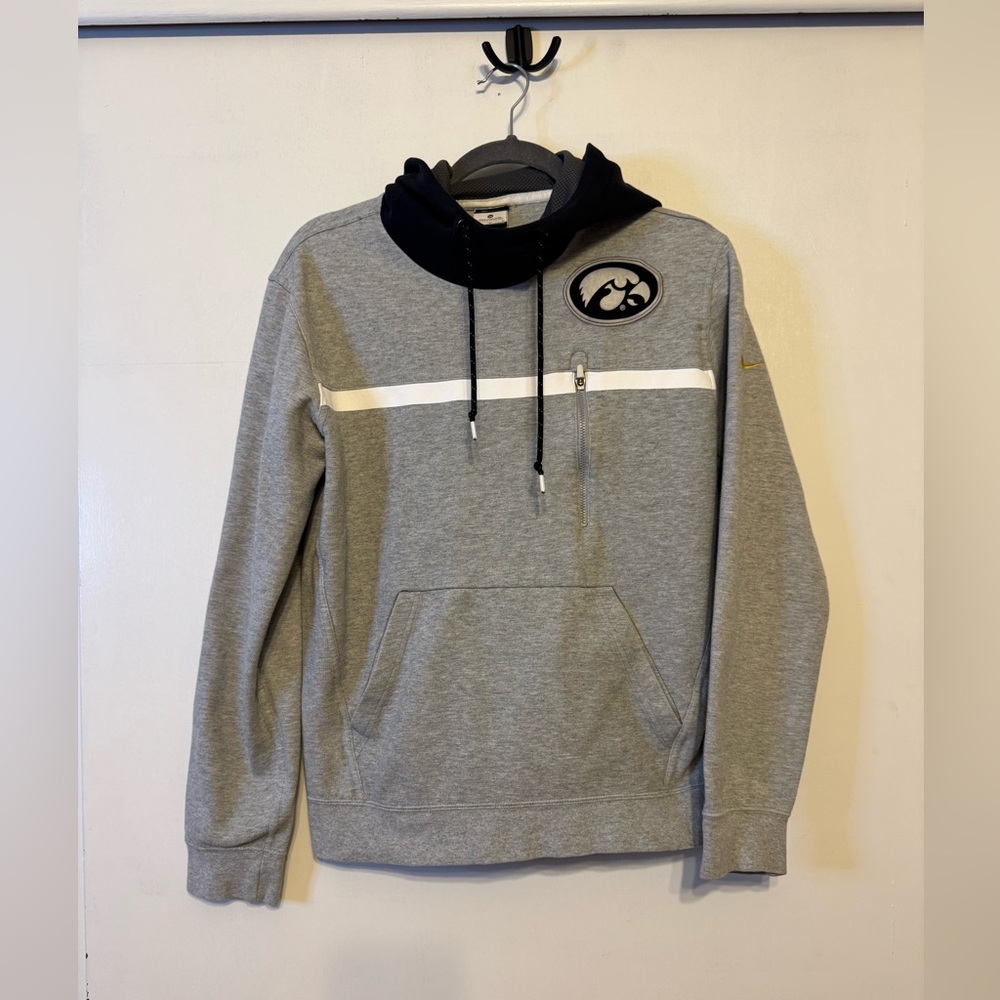 Nike Gray Iowa Hawkeye Hoodie